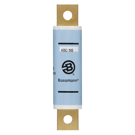 Eaton Bussmann Semiconductor Fuse, 100A, Fast-Acting, 600V AC, Bolt-On KBC-100
