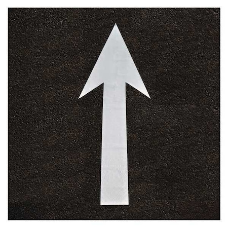 3M Straight Arrow Symbol Tape, Retroreflective Polymer, 115 in Length, 38.4" Width, 1/16 in Height L380IES-SA