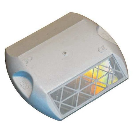 3M Pavement Marker Tape, Polycarbonate Body, 4 in Length, 3 3/4 in Width, 5/8 in Height RPM-PSA-290-W