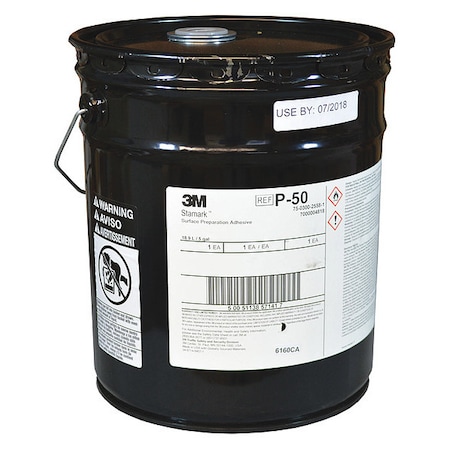 3M Primer, Pail, 5 gal, Light Yellow P-50-05