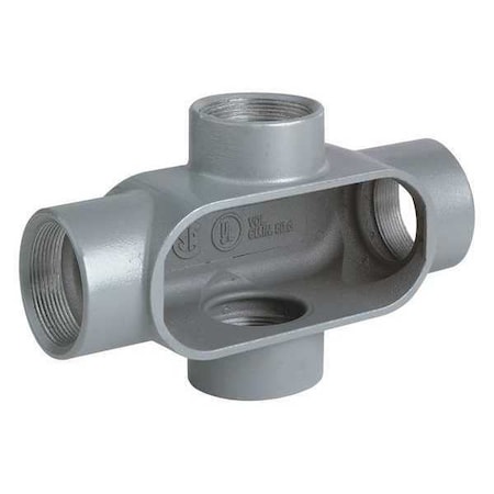 Hubbell Killark Conduit Body, 4.0 cu. in. Capacity, X Body X17SA