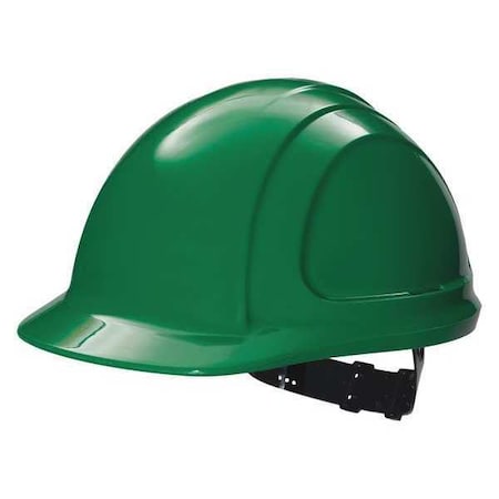 Honeywell North Hard Hat, North Zone, Polyethylene, 4 Point Pinlock, Type 1, Class E, Green N10040000
