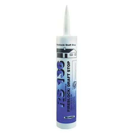 Metacaulk Fire Barrier Sealant, Tube, 10.3 oz. 66408
