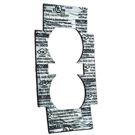 Metacaulk Fire Barrier Gasket, 2-1/2" L, 4-1/4" H 66272