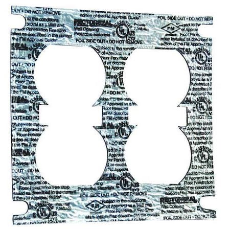 Metacaulk Double Fire Barrier Gasket, 4" L 66270