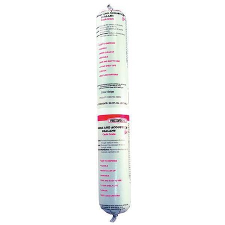 Metacaulk Smoke & Acoustic Sealant, 20.2 oz, SausaPack, White, Acrylic Latex Base 66652