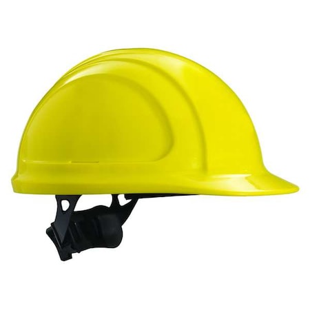 Honeywell North Hard Hat, North Zone, Polyethylene, 4 Point Ratchet, Type 1, Class E, Yellow N10R020000
