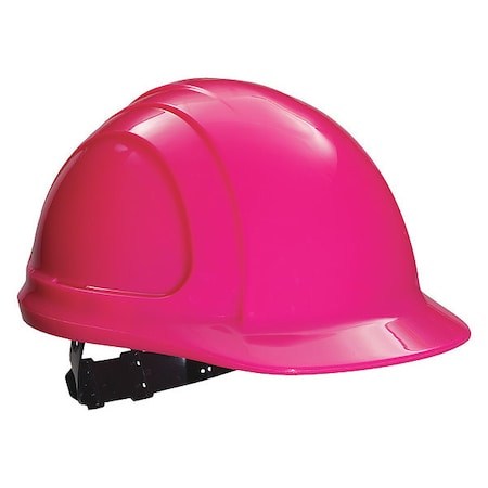 Honeywell North Hard Hat, North Zone, Polyethylene, 4 Point Ratchet, Type 1, Class E, Hot Pink N10R200000