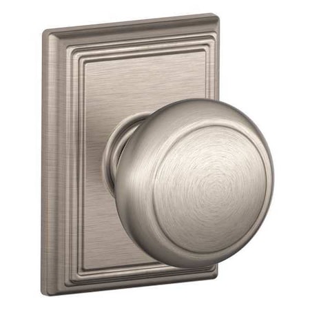 Schlage Knob Lockset, Mechanical, Passage, Grd. 1 F10 AND 619 ADD