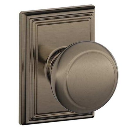 Schlage Knob Lockset, Mechanical, Passage, Grd. 1 F10 AND 620 ADD