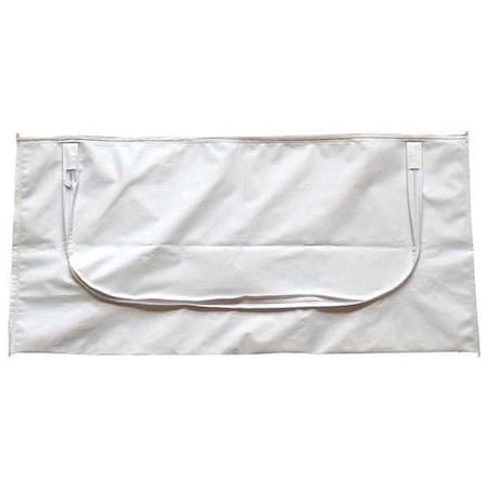 Classic Plastics Body Bag, 1/2" H x 28" L, White, PK24 BBINFANT