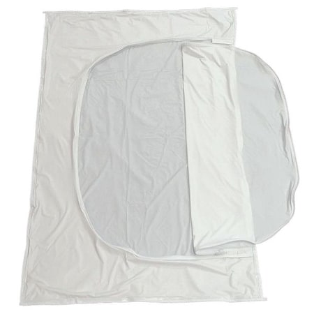 Classic Plastics Body Bag, 1/2" H x 49" L, Vinyl, PK10 BBTORSO