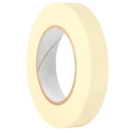 3M Masking Tape, 1 in W x 120 yd L, 4.4 mil Thick, Tan, Rubber Adhesive, 36 PK 201+