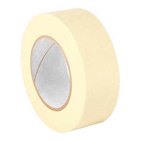 3M Masking Tape, 2 in W x 120 yd L, 4.4 mil Thick, Tan, Rubber Adhesive, 18 PK 201+