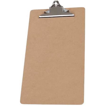 Zoro Select 8-1/2" x 14" Butterfly Clipboard, Brown 49Z237