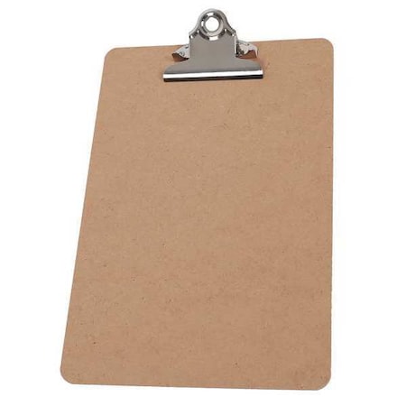 Zoro Select 9-51/64" x 6-57/64" Butterfly Clipboard, Brown 49Z239