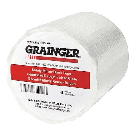 Zoro Select ClothTape, White, 33-3/8ydL, 8inW, PK6 TC-SMBT