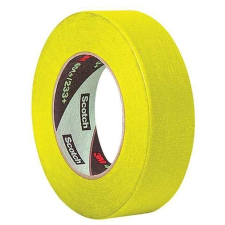 3M Painter's Tape, 1 in W x 120 yd L, 6.3 mil Thick, Yellow, Rubber Adhesive, 36 PK 301+