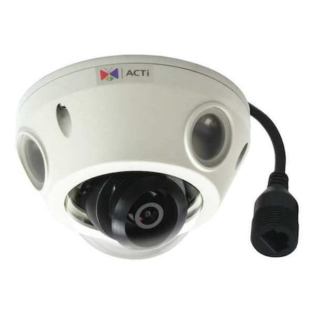 ACTI IP Camera, Outdoor, 2-51/64" L, IP68 Rating E933