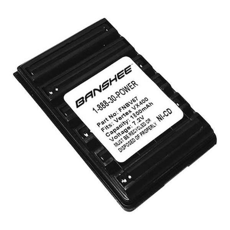 Banshee Battery Pack, Fits Model FNB57, Vertex QVB-V57-1800