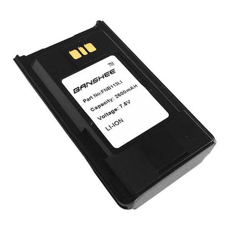 Banshee Battery Pack, Fits Model FNB113, Vertex QVB-113