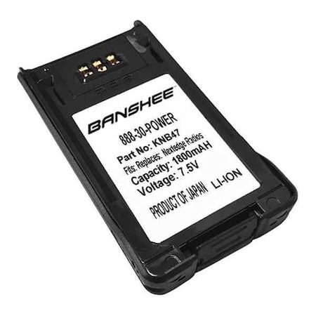 Banshee Battery Pack, Fits Model KNB47, Kenwood QKB-47