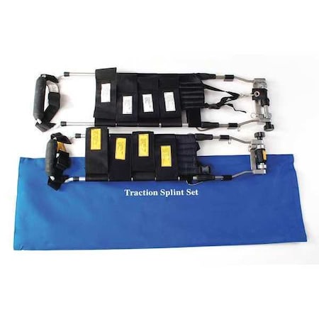 Medsource Splint, Silver/Black/Yellow MS-TLS-3