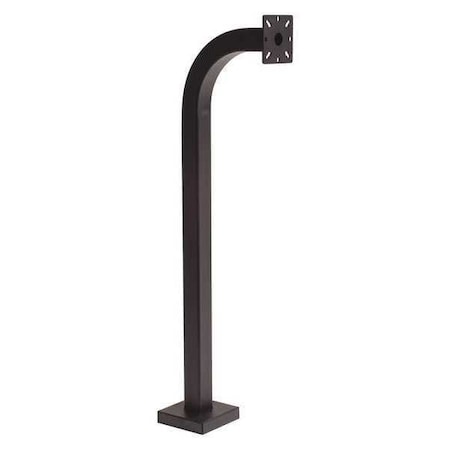Pedestal Pro Curb Height Pedestal, 36"H, Steel, Black 36-9C