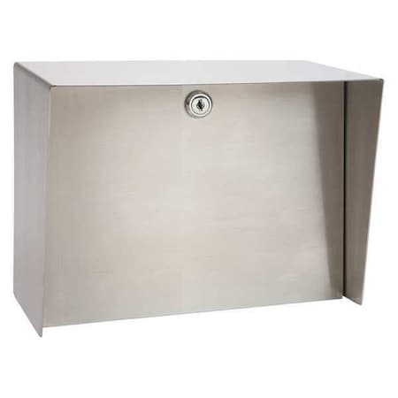 Pedestal Pro Outdoor Housing, 8"H, Stainless Steel Lando-SS-10x8-E