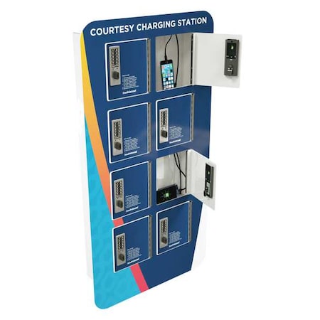 Kwikboost Device Charging Locker, Wall Mounting KB93308