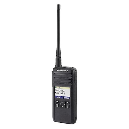 Motorola Handheld Two Way Radio, MFR#-DTS150NBDLAA, 50 Channels DTR700 DTS150NBDLAA