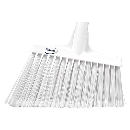 Vikan 9 in Sweep Face Broom Head, Synthetic, White 29165