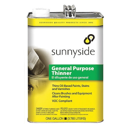 Sunnyside Paint Thinner, 1 gal., Solvent Base 476G1