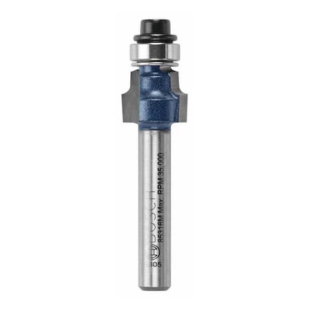 Bosch Straight Router Bit, 3/8 Cutting dia. 85316MC