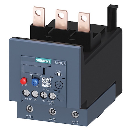 Siemens Overload Relay, 1NC/1NO, 80 A Min current, 100 A Max current, 690V AC 3RU21464MB0