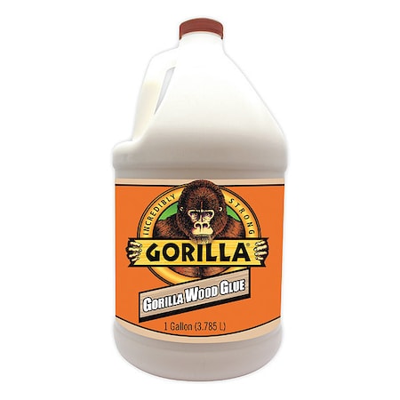 Gorilla Glue Adhesive, Wood Glue Series, Creamy Tan, 24 hr Full Cure, 1 gal, Pail 6231501