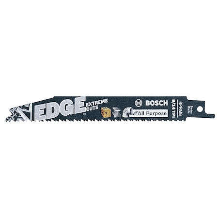 Bosch 6 in x 8/14 TPI Reciprocating Saw Blade, BOSCH, 1 PK RPRM6-25B