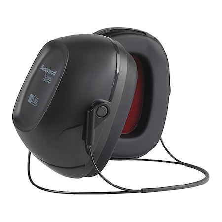 Honeywell Howard Leight VeriShield Behind-the-Neck Ear Muffs, 28 dB NRR, Passive, General Purpose, Black 1035116-VS