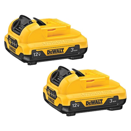 Dewalt Battery Pack, (2) 3.0 Ah, Li-Ion DCB124-2