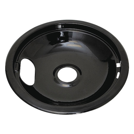 Zoro Select Black Drip Bowl 8", Fits Whirlpool, PK6 60720