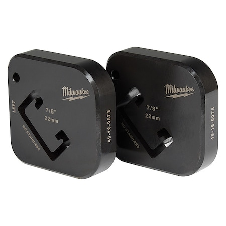 Milwaukee Tool 7/8" x 1-5/8" Single Strut Shearing Dies 49-16-0078