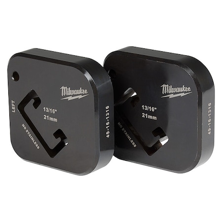 Milwaukee Tool 13/16" x 1-5/8" Single Strut Shearing Dies 49-16-1316