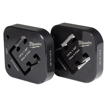 Milwaukee Tool 7/8" & 1-5/8" x 1-5/8" Combination Strut Shearing Dies 49-16-1578