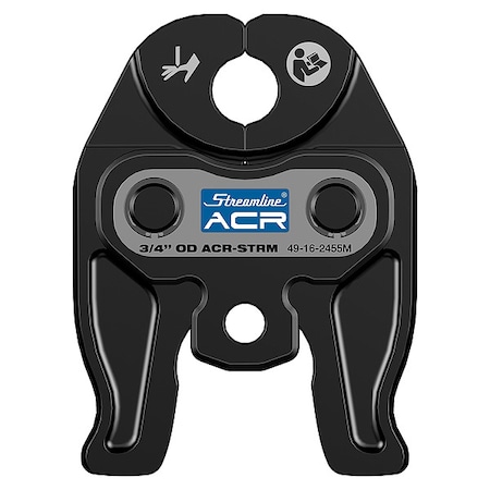 Milwaukee Tool 3/4" Streamline ACR Press Jaw for M12 FORCE LOGIC Press Tool 49-16-2455M