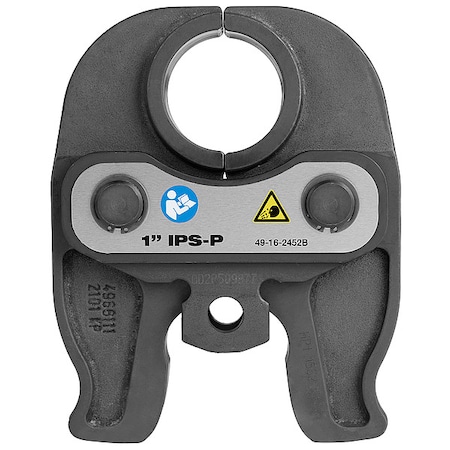 Milwaukee Tool M12 FORCE LOGIC Press Jaw, For 1 in Black Iron, Stainless Steel Pipe 49-16-2452B