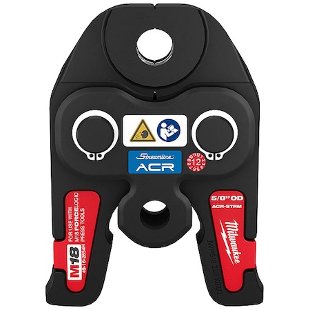 Milwaukee Tool M18 FORCE LOGIC Press Jaw, For 5/8 in Copper (HVAC) Pipe 49-16-2654M