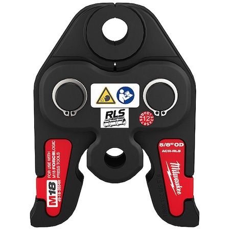 Milwaukee Tool M18 FORCE LOGIC Press Jaw, For 5/8 in Copper (HVAC) Pipe 49-16-2654R