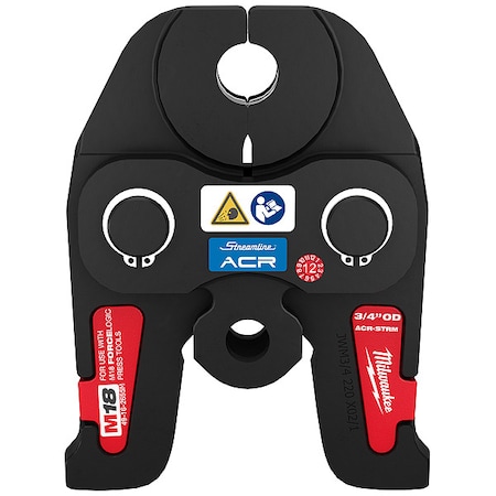 Milwaukee Tool M18 FORCE LOGIC Press Jaw, For 3/4 in Copper (HVAC) Pipe 49-16-2655M