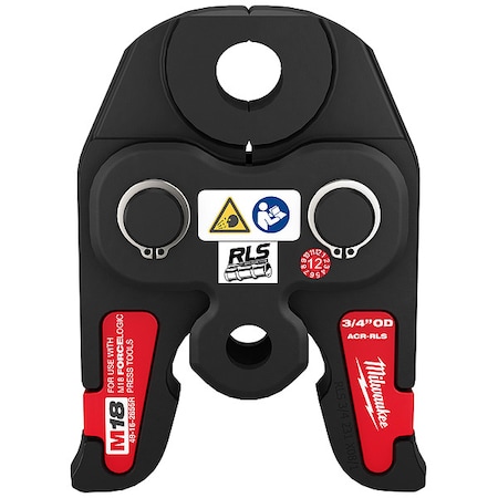 Milwaukee Tool M18 FORCE LOGIC Press Jaw, For 3/4 in Copper (HVAC) Pipe 49-16-2655R