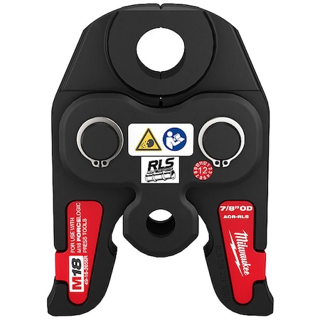 Milwaukee Tool M18 FORCE LOGIC Press Jaw, For 7/8 in Copper (HVAC) Pipe 49-16-2656R